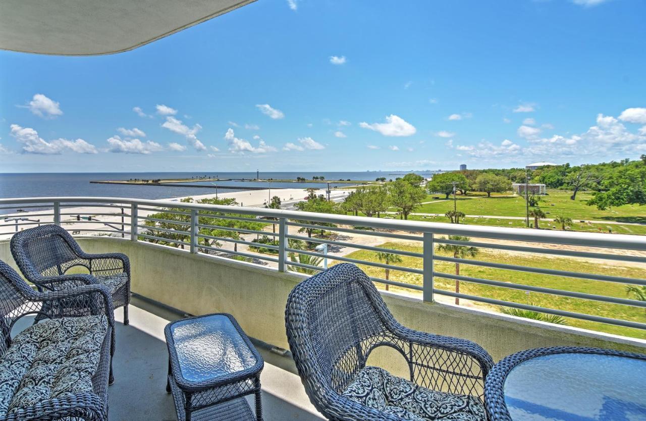 Beachside Biloxi Club Condo Balcony With Ocean View Екстер'єр фото